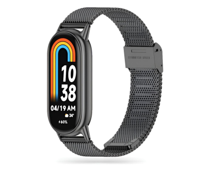 Pasek i akcesoria do zegarków TECH-PROTECT Milaneseband do Xiaomi Mi Band 8 / 8 NFC / 9 black